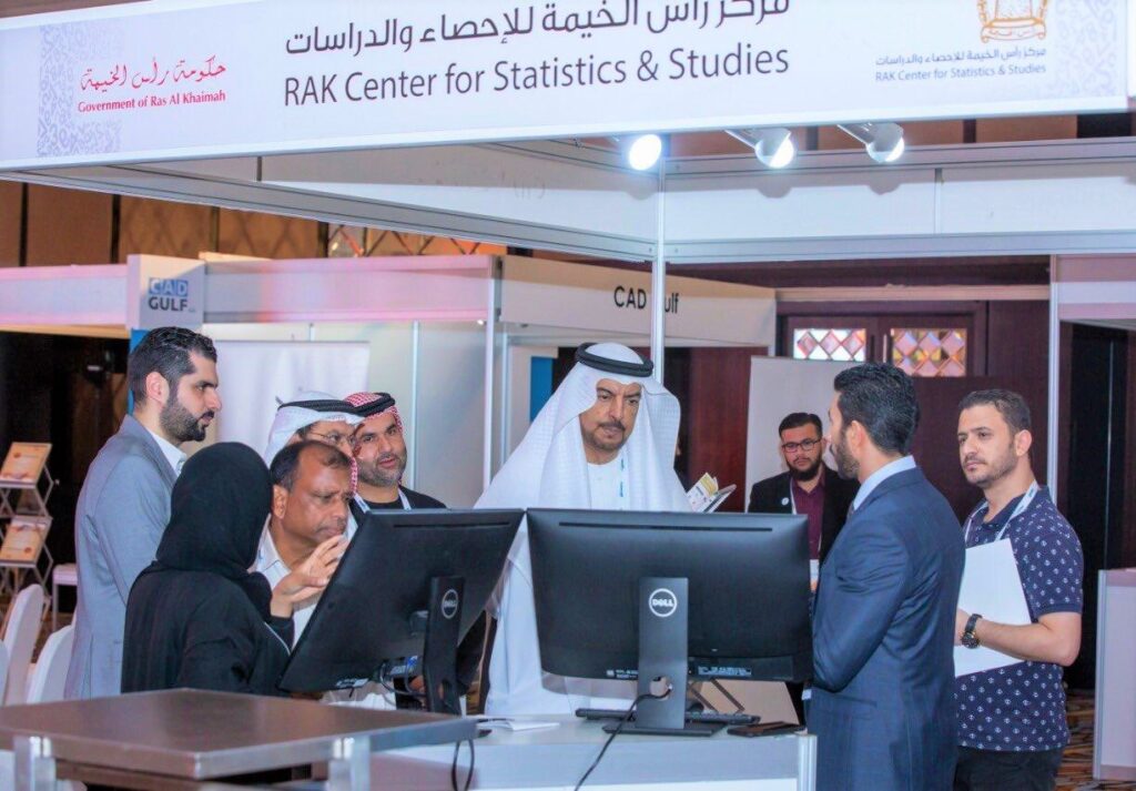 مشاركة مركز رأس الخيمة للإحصاء والدراسات في مؤتمر GISWORX 2020