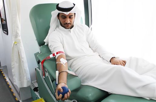 مركز رأس الخيمة للإحصاء والدراسات ينظم حملة التبرع بالدم