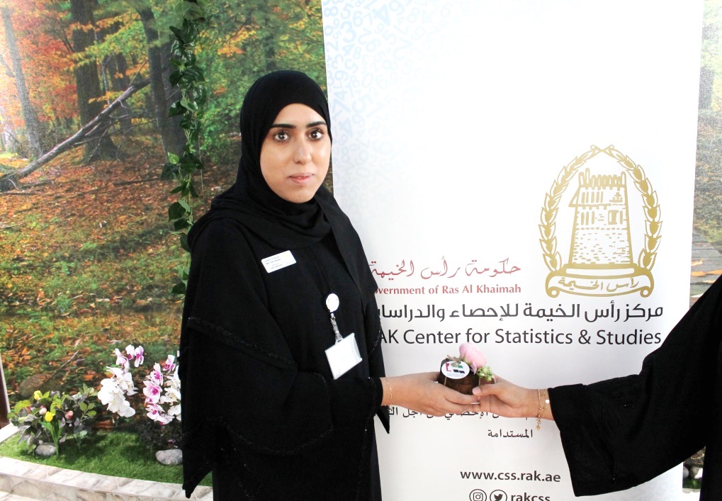 فعالية يوم المرأة الإماراتية في مركز رأس الخيمة للإحصاء والدراسات